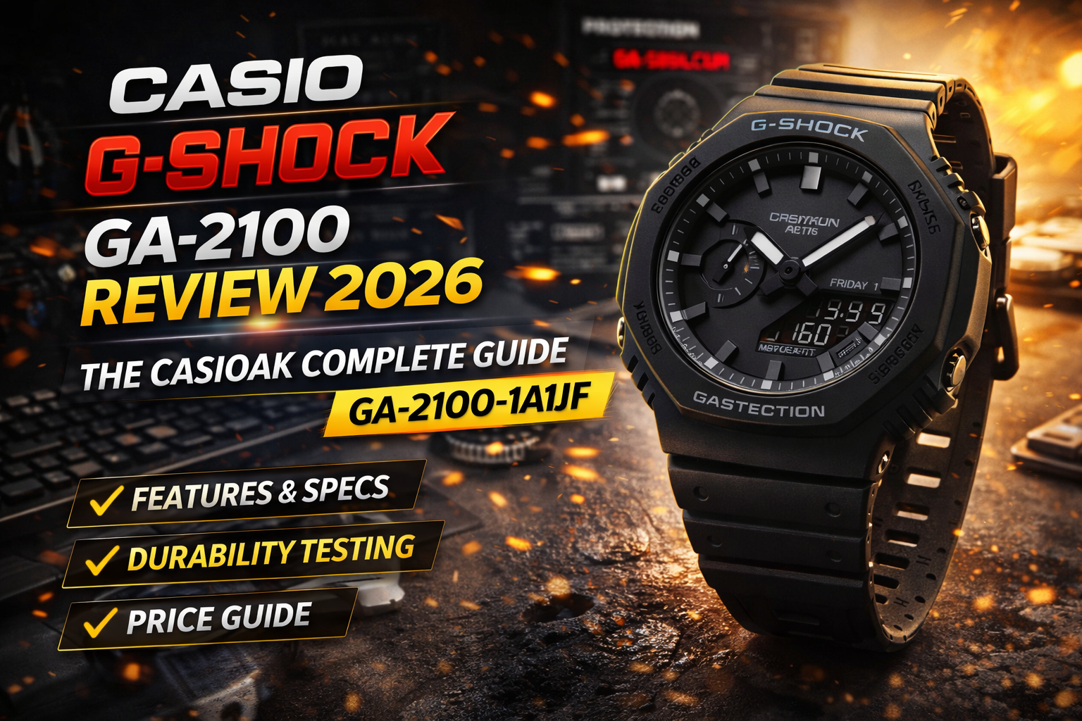 CASIO G-Shock GA-2100 Review 2026: The CasiOak Complete Guide | GA-2100-1A1JF