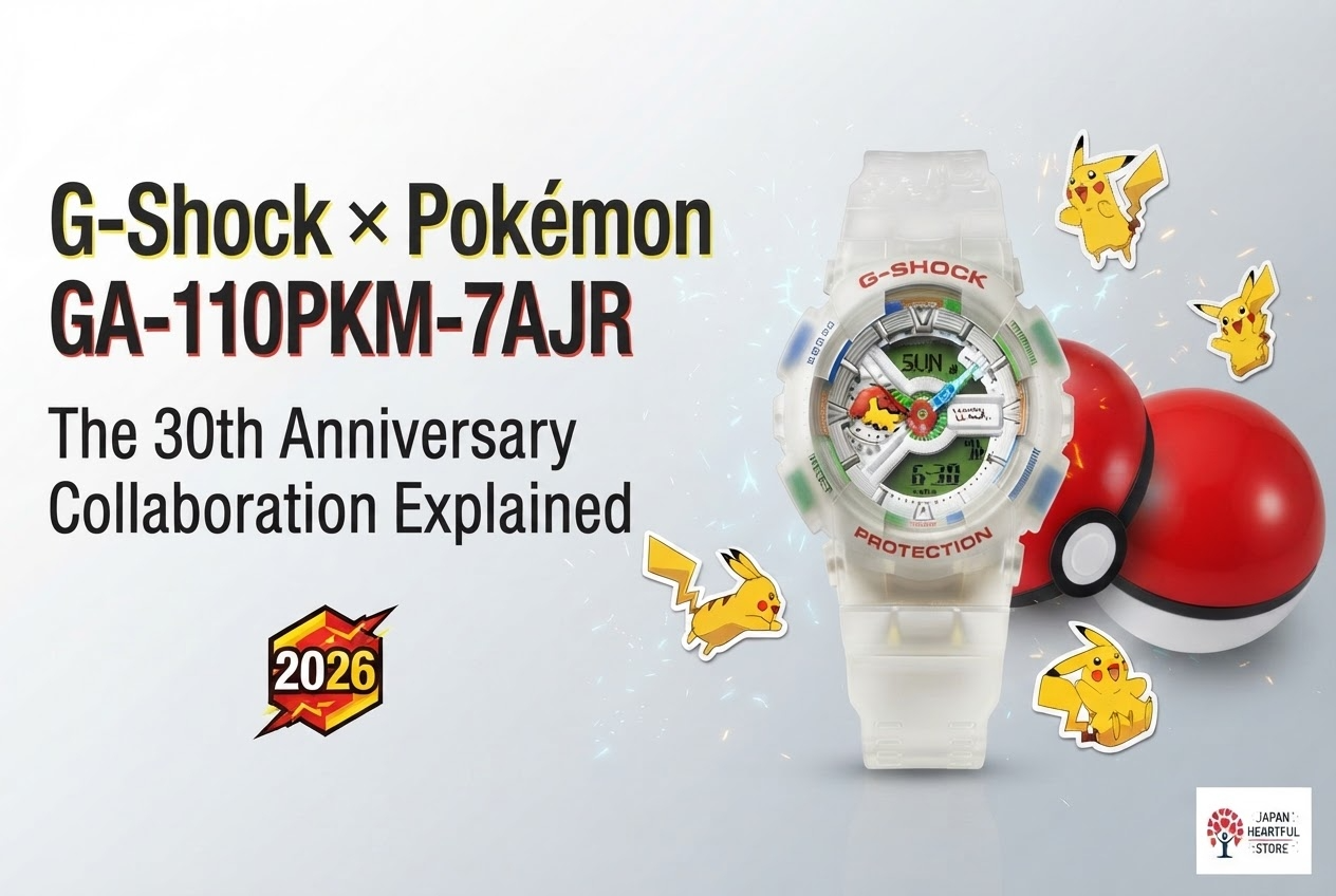 G-Shock × Pokémon GA-110PKM-7AJR: The 30th Anniversary Collaboration Explained
