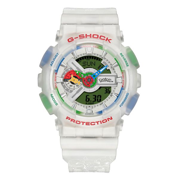 CASIO G-SHOCK GA-110PKM-7AJR JDM Pokémon 30th Anniversary Collaboration White Men's Watch