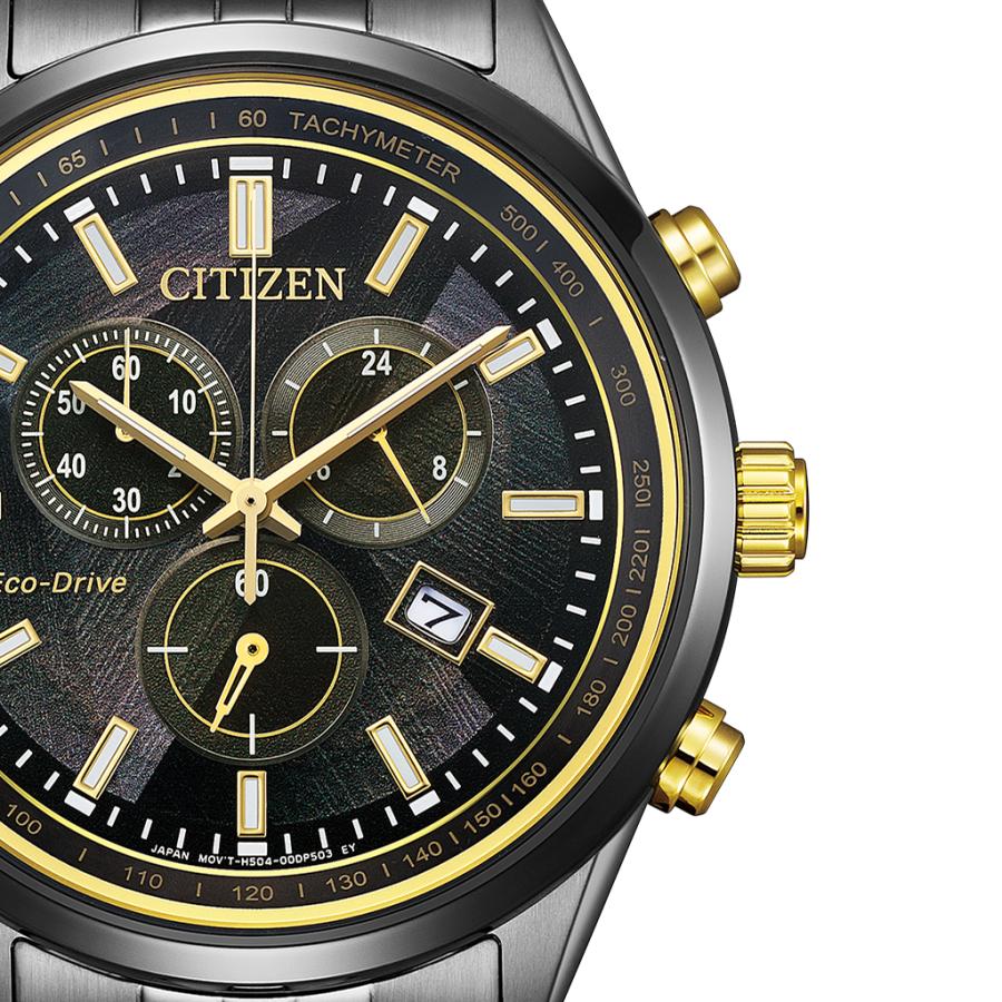 CITIZEN COLLECTION AT2576-68E JDM LIGHT in BLACK 50th Limited Eco-Drive Chronograph