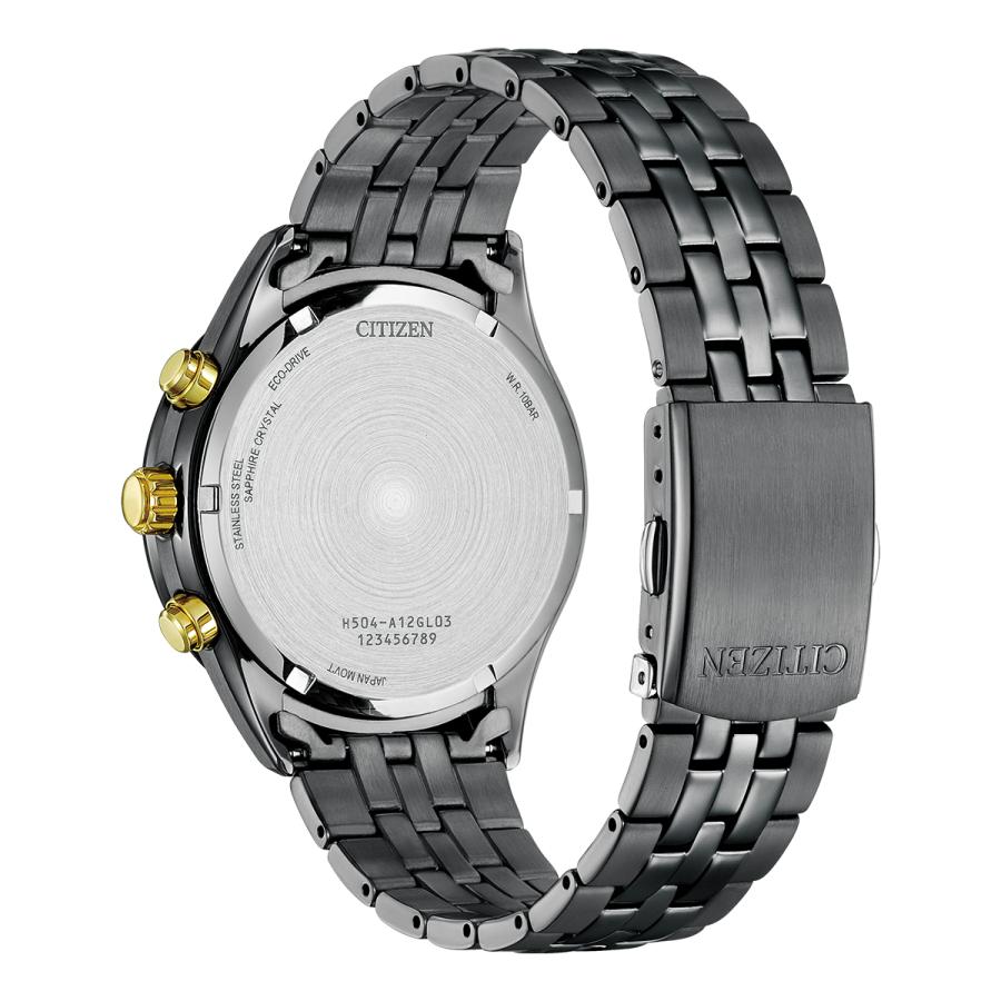 CITIZEN COLLECTION AT2576-68E JDM LIGHT in BLACK 50th Limited Eco-Drive Chronograph