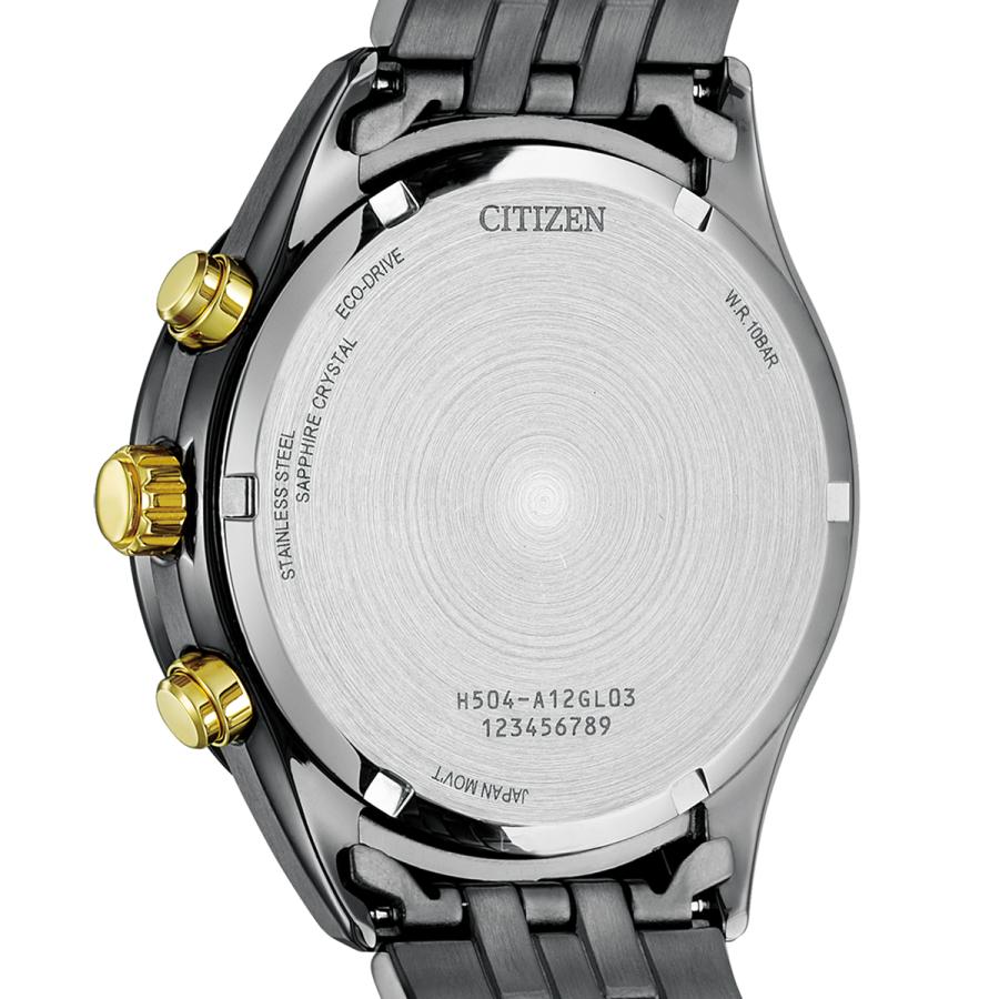 CITIZEN COLLECTION AT2576-68E JDM LIGHT in BLACK 50th Limited Eco-Drive Chronograph