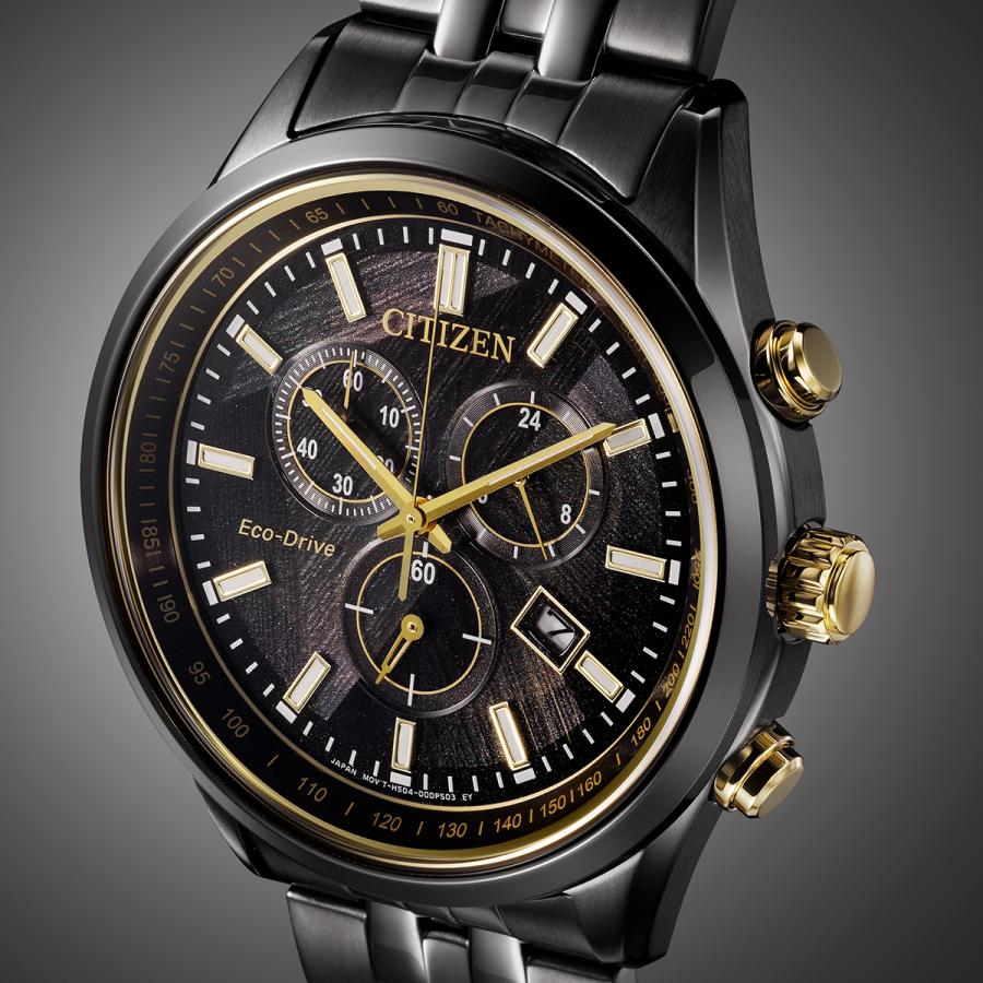 CITIZEN COLLECTION AT2576-68E JDM LIGHT in BLACK 50th Limited Eco-Drive Chronograph