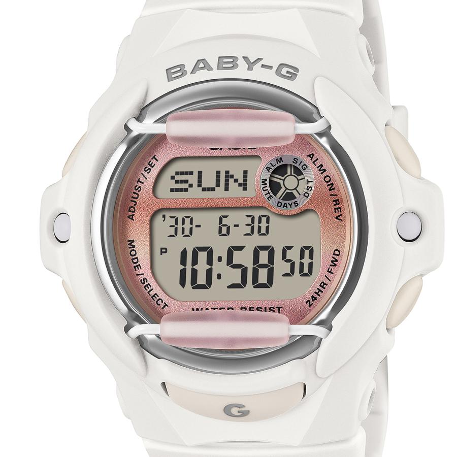 CASIO BABY-G BG-169GD-7JF JDM White Grunge Gradient Digital Women's Watch