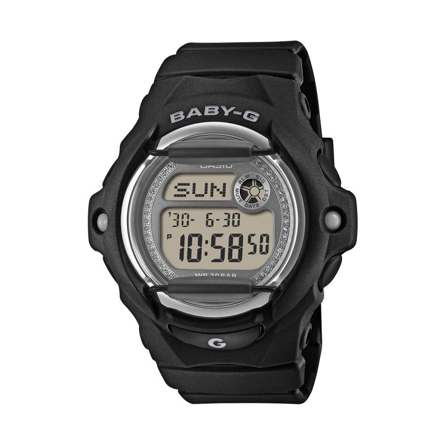 CASIO BABY-G BG-169KB-1JF JDM Glitter Dial Black Front Protector Digital Ladies Watch