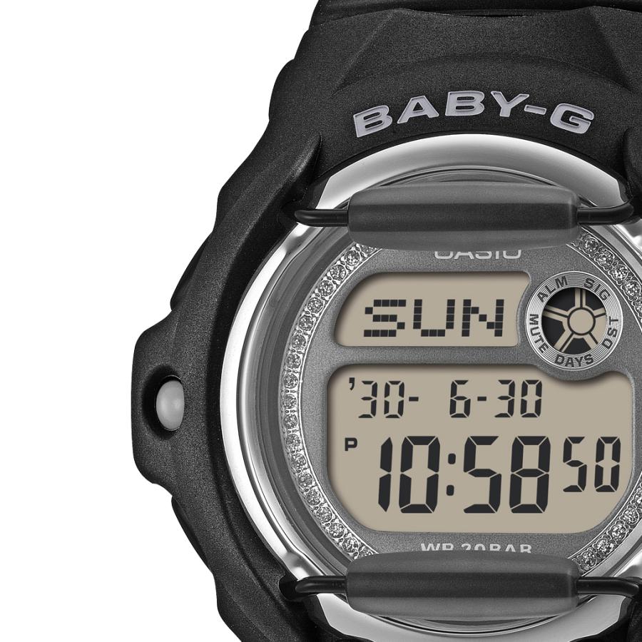 CASIO BABY-G BG-169KB-1JF JDM Glitter Dial Black Front Protector Digital Ladies Watch