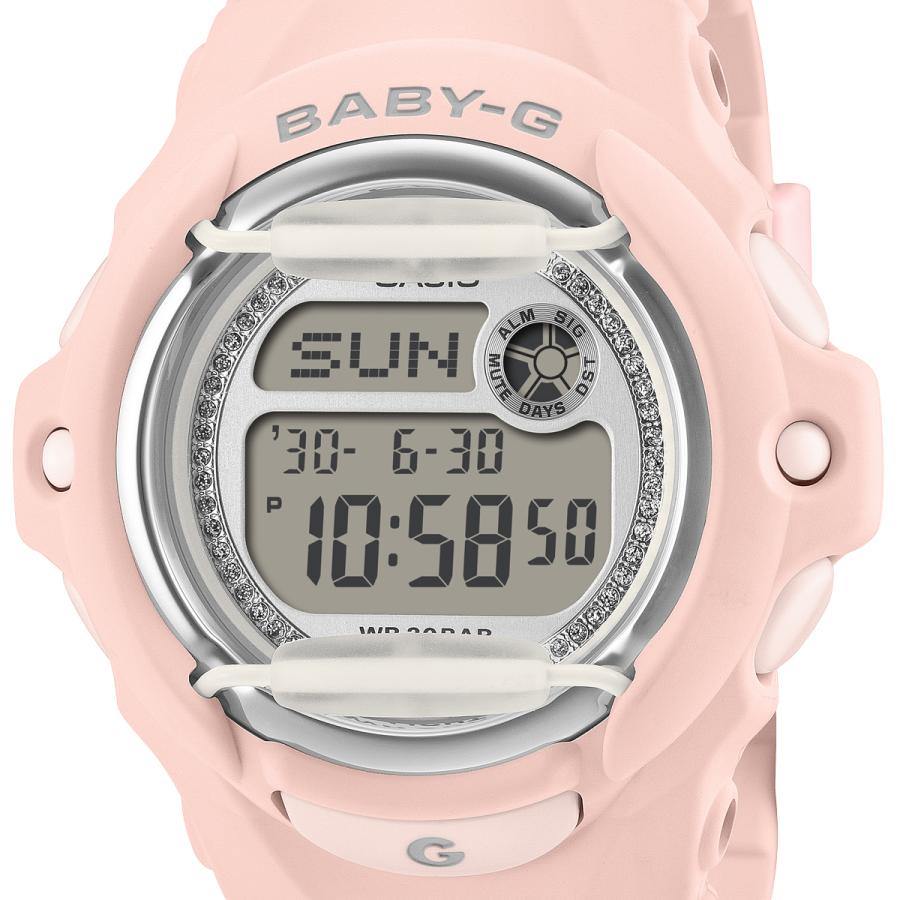 CASIO BABY-G BG-169KB-4JF JDM Glitter Dial Pink Front Protector Digital Ladies Watch