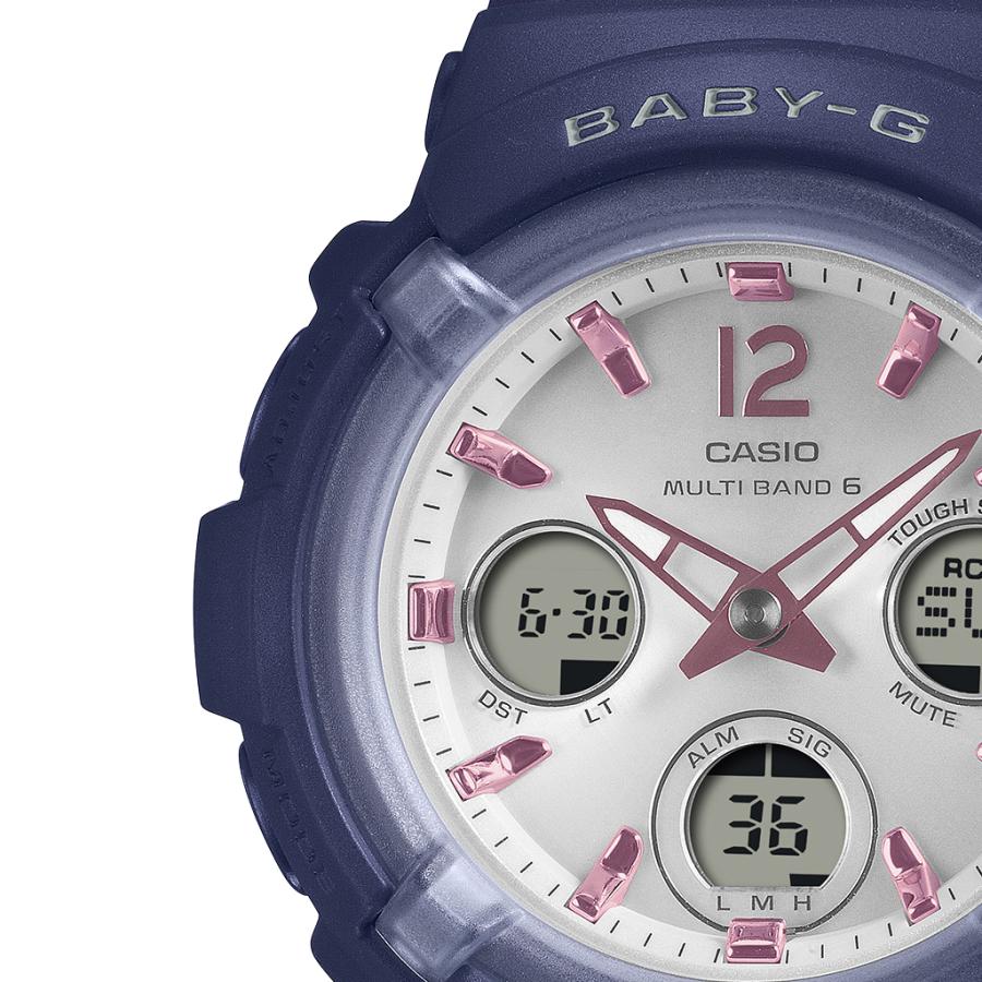 CASIO BABY-G BGA-2800-2A2JF Navy Radio Solar Analog Digital JDM Women's Watch