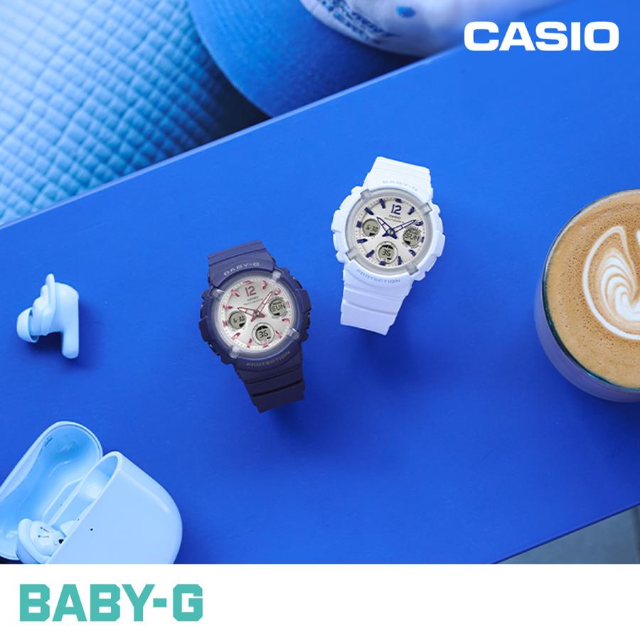CASIO BABY-G BGA-2800-2A2JF Navy Radio Solar Analog Digital JDM Women's Watch