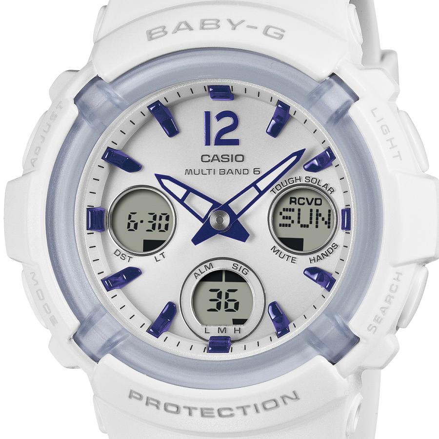 CASIO BABY-G BGA-2800-7A3JF White Radio Solar Analog Digital JDM Women's Watch