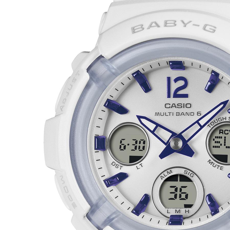 CASIO BABY-G BGA-2800-7A3JF White Radio Solar Analog Digital JDM Women's Watch