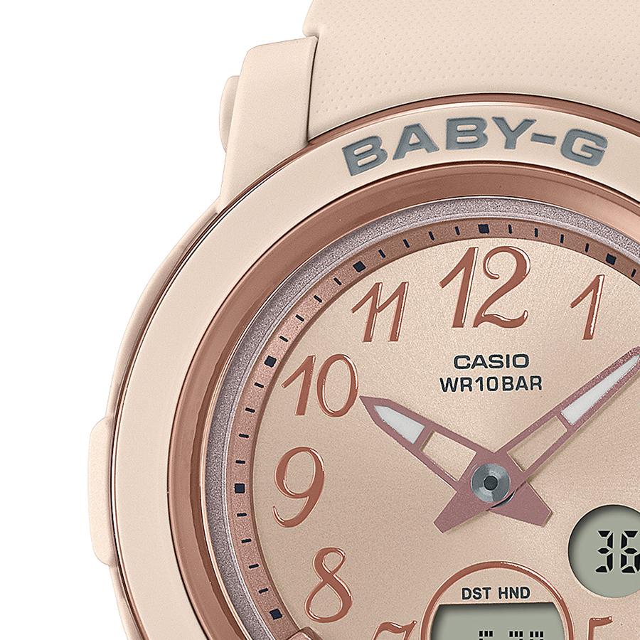 CASIO BABY-G BGA-290SA-4AJF JDM Analog-Digital Wide Face Light Pink Beige Resin Women's Watch