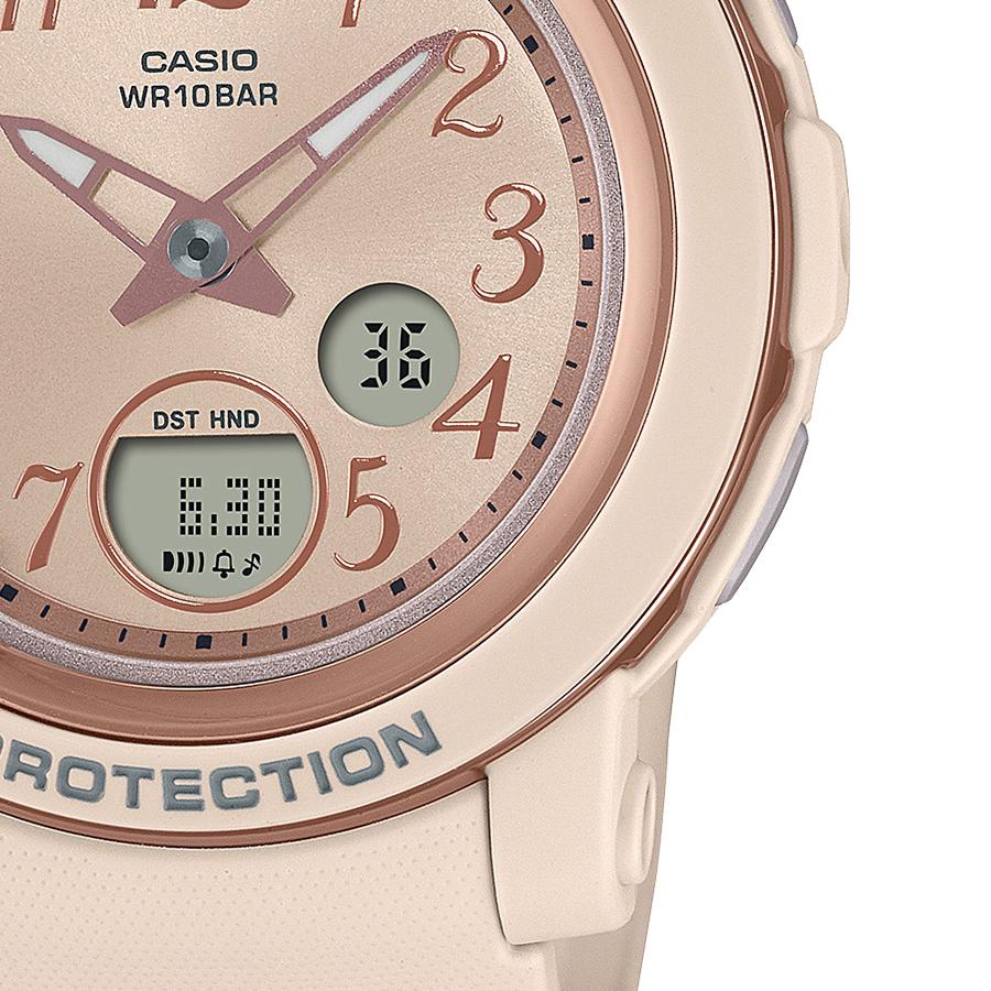 CASIO BABY-G BGA-290SA-4AJF JDM Analog-Digital Wide Face Light Pink Beige Resin Women's Watch