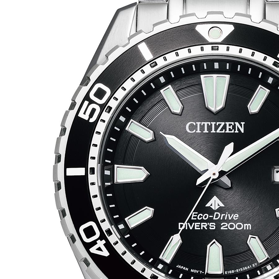 CITIZEN Promaster BN0190-82E JDM Marine Eco-Drive Solar Metal Band Men's Watch