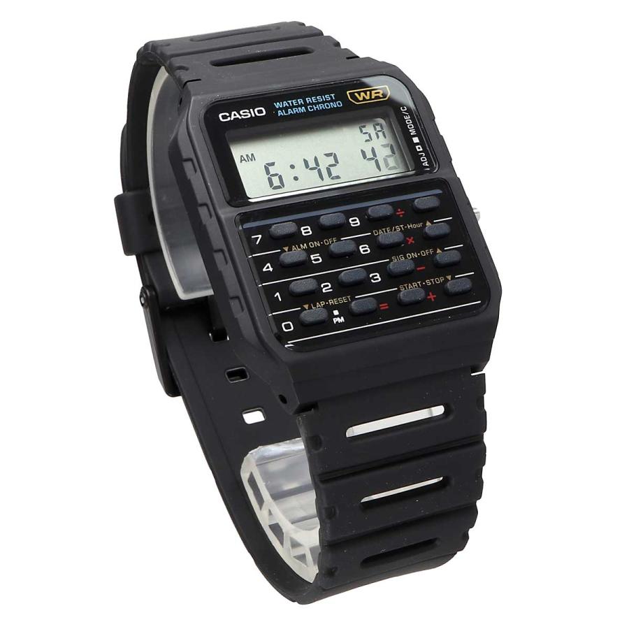 CASIO CA-53W-1 Calculator Watch 8-Digit Math Dual Time & Alarm