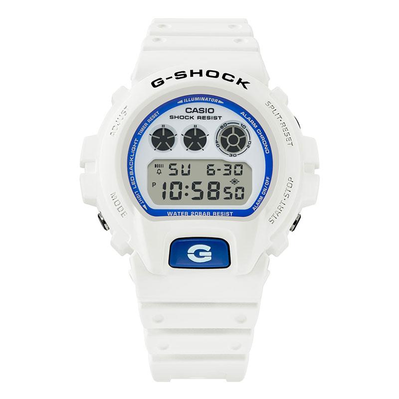 CASIO G-SHOCK DW-6900HDS-7JF 6900 SERIES HIDDEN GLOW SERIES VOL2 White and Blue Digital Quartz JDM Men's Watch