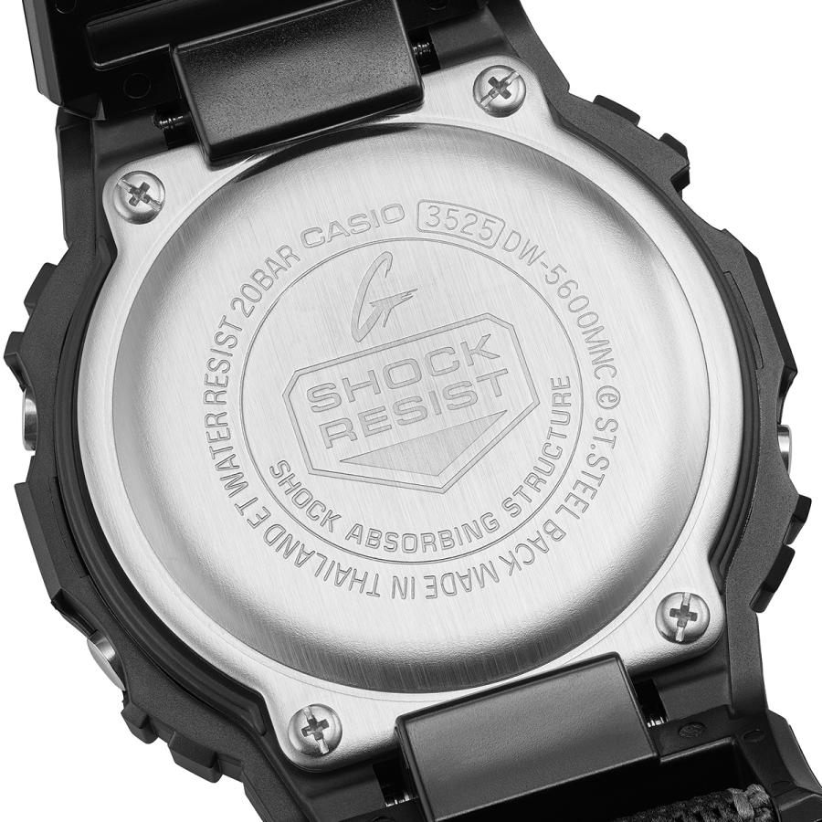 CASIO G-SHOCK FIDLOCK Magnetic Cross Band DW-5600MNC-1JF Men's Watch with Inverted LCD Display Pre-order March 13th Release