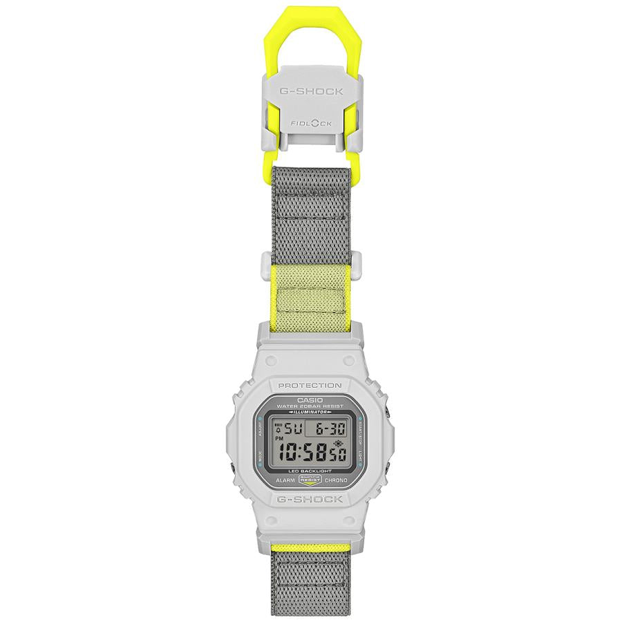 CASIO G-SHOCK FIDLOCK Magnetic Cross Band DW-5600MNC-7A8JF Men's Watch with Inverted LCD Display Pre-order March 13th Release