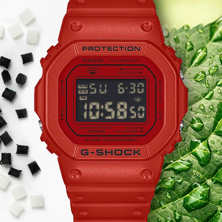 CASIO G-SHOCK DW-5600RRB-4JF Iconic Styles Red Black JDM Digital Square Men's Watch