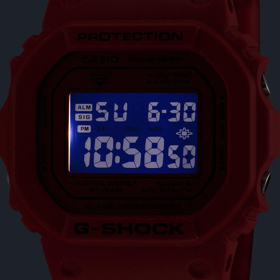 CASIO G-SHOCK DW-5600RRB-4JF Iconic Styles Red Black JDM Digital Square Men's Watch