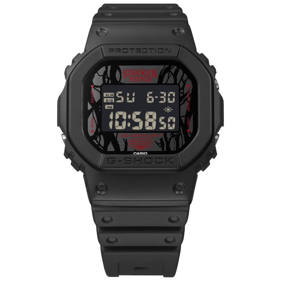 CASIO G-SHOCK × STRANGER THINGS DW-5600STT-1JR Negative Display Collaboration JDM Men’s Watch