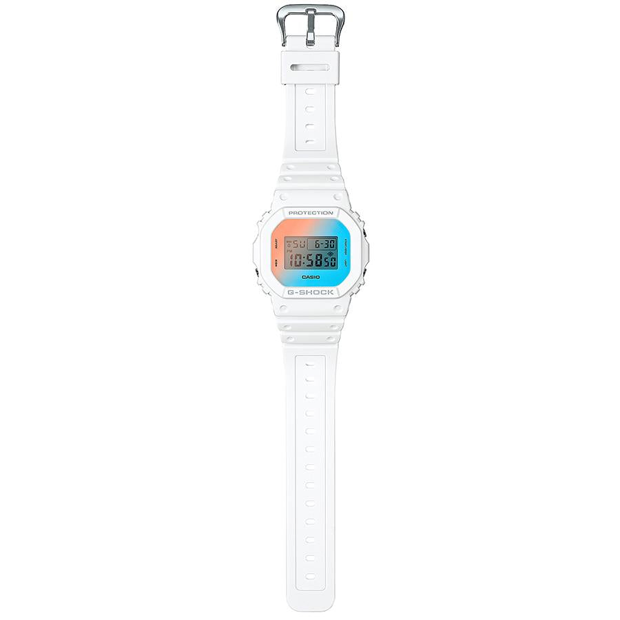 CASIO G-SHOCK DW-5600TL-7JF Beach Time Lapse White JDM Digital Square Men's Watch