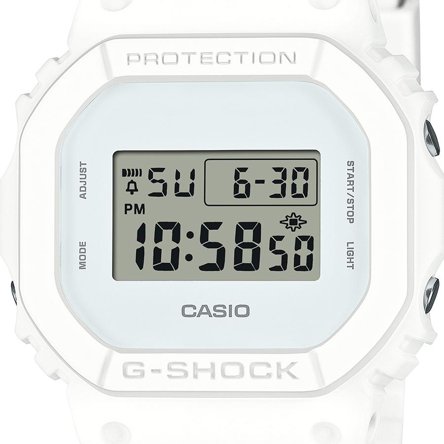 CASIO G-SHOCK DW-5600WW-7JF JDM White-on-White Monochrome Digital Square Men's Watch