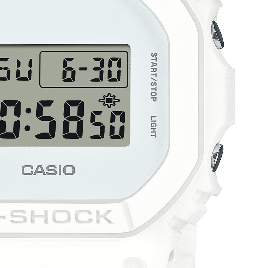 CASIO G-SHOCK DW-5600WW-7JF JDM White-on-White Monochrome Digital Square Men's Watch