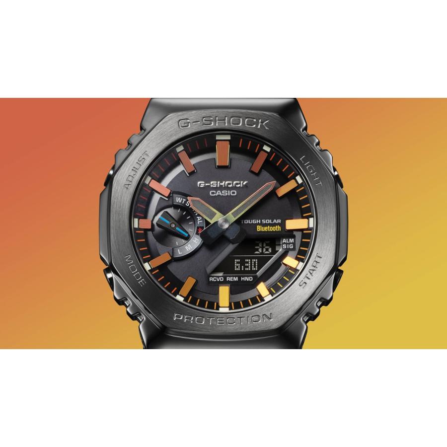 CASIO G-SHOCK GM-B2100BPC-1AJF Full Metal Black Rainbow JDM Bluetooth Solar Men's Watch