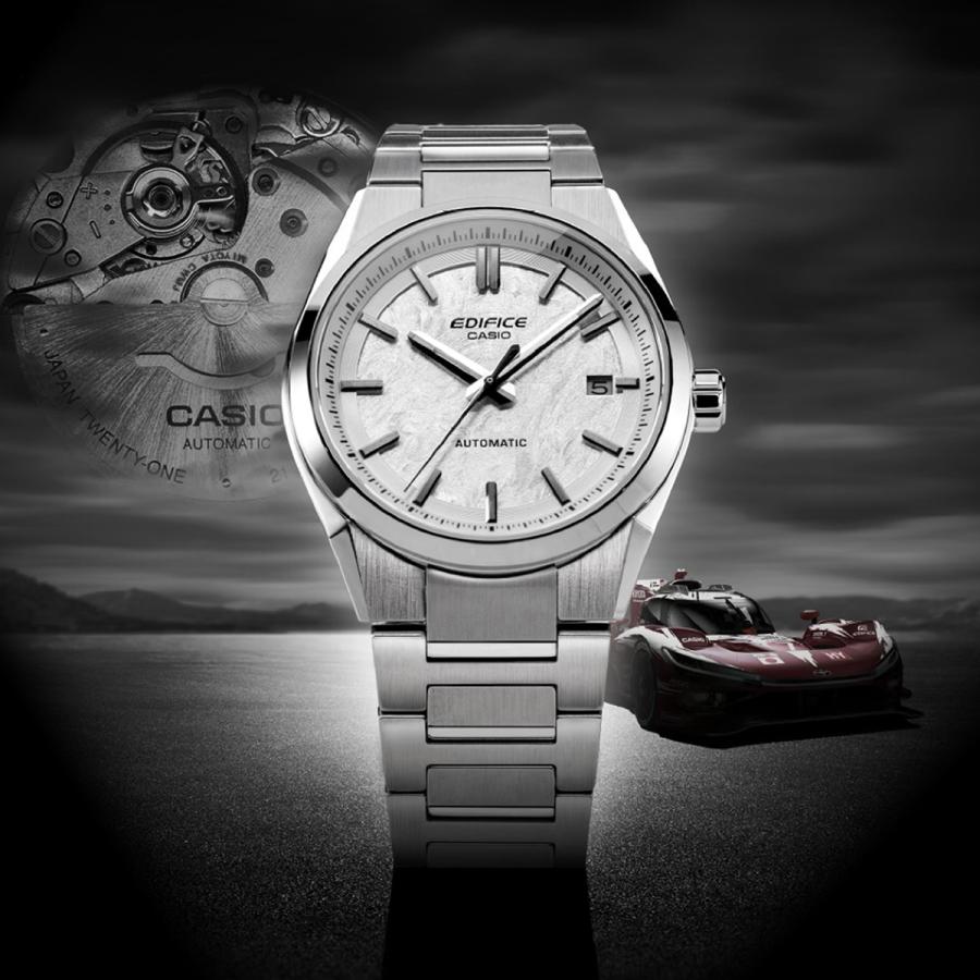 CASIO EDIFICE EFK-110D-7AJF White Textured Dial Automatic JDM Men's Watch
