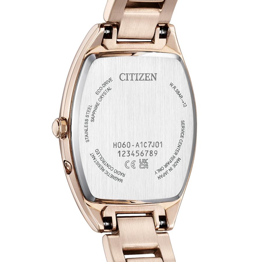 CITIZEN xC ES9395-53A Sakura Color JDM Radio Solar Tonneau Women's Watch