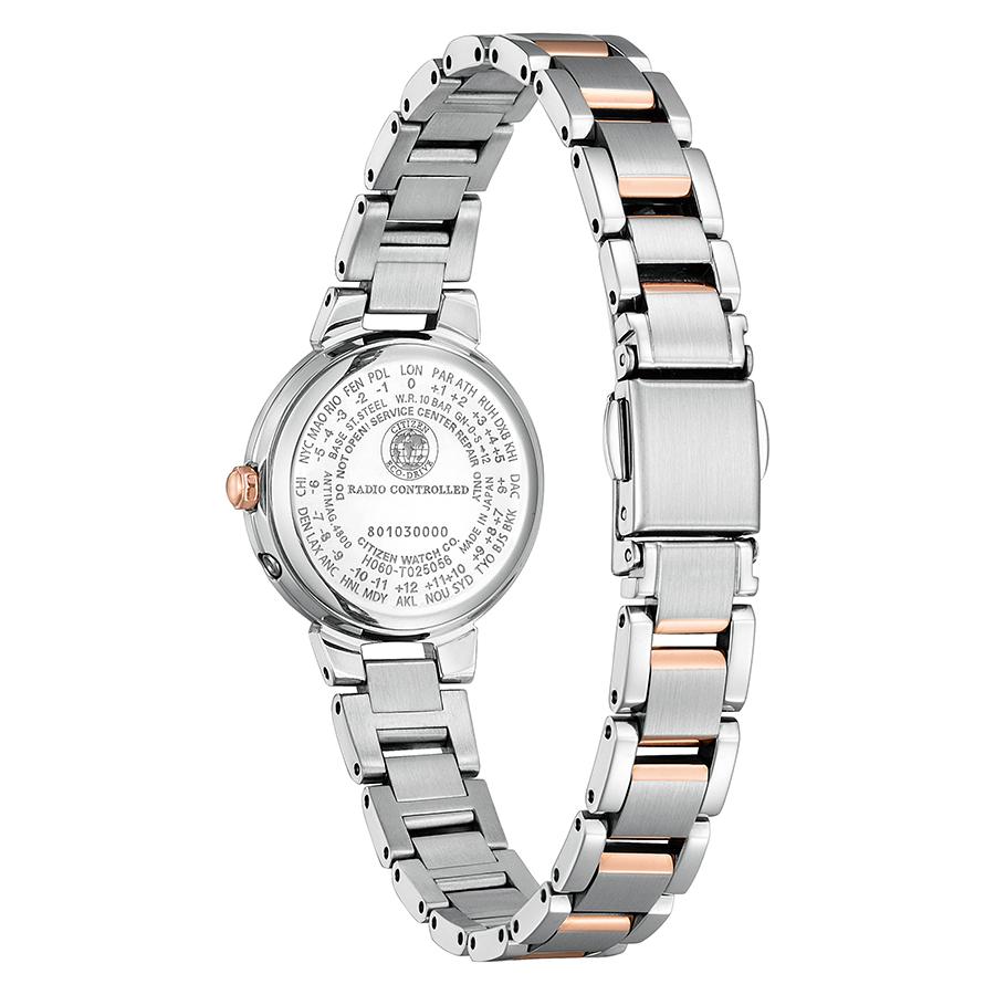 CITIZEN xC ES9434-53X JDM Eco-Drive Happy Flight Radio Controlled Pink Gold Ladies Watch