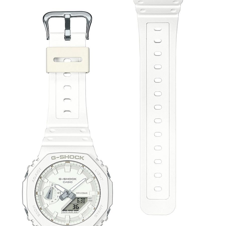 CASIO G-SHOCK GA-2100-7A7JF JDM Carbon Core Guard White Analog Digital Men's Watch
