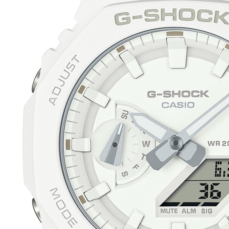 CASIO G-SHOCK GA-2100-7A7JF JDM Carbon Core Guard White Analog Digital Men's Watch
