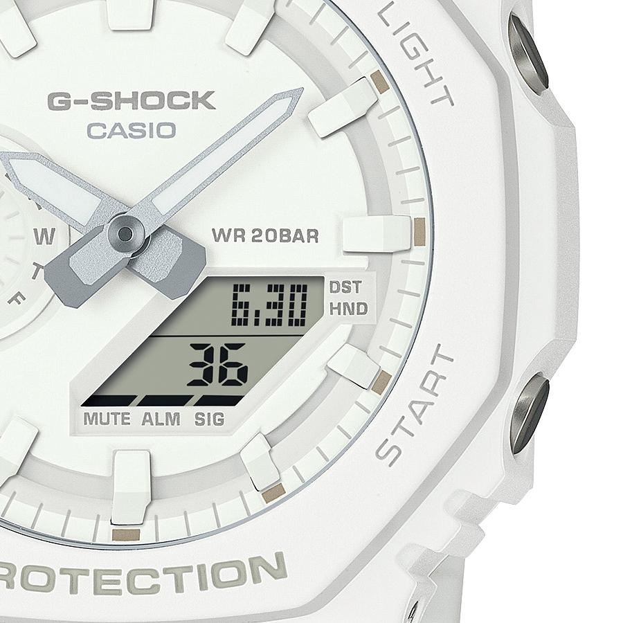 CASIO G-SHOCK GA-2100-7A7JF JDM Carbon Core Guard White Analog Digital Men's Watch