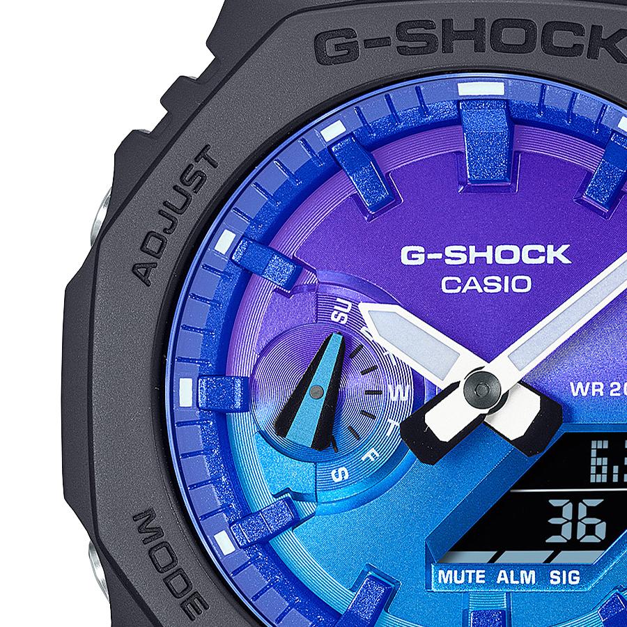 CASIO G-SHOCK GA-2100FL-1AJF JDM Carbon Core Guard Black Analog Digital Men's Watch