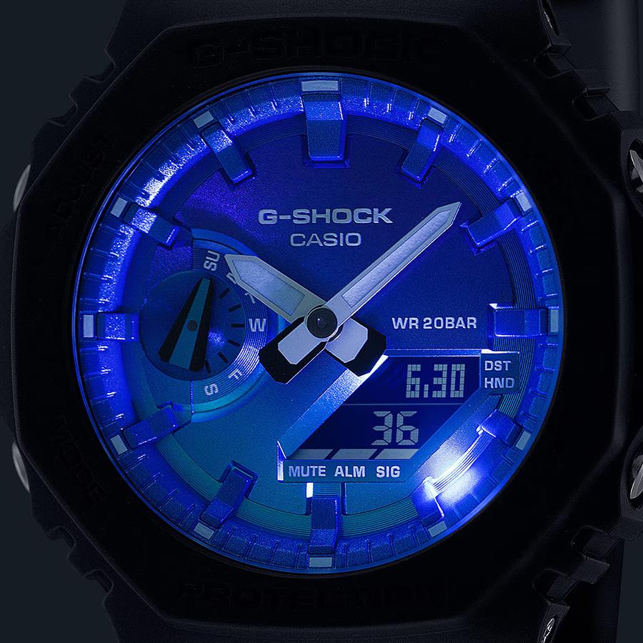 CASIO G-SHOCK GA-2100FL-1AJF JDM Carbon Core Guard Black Analog Digital Men's Watch