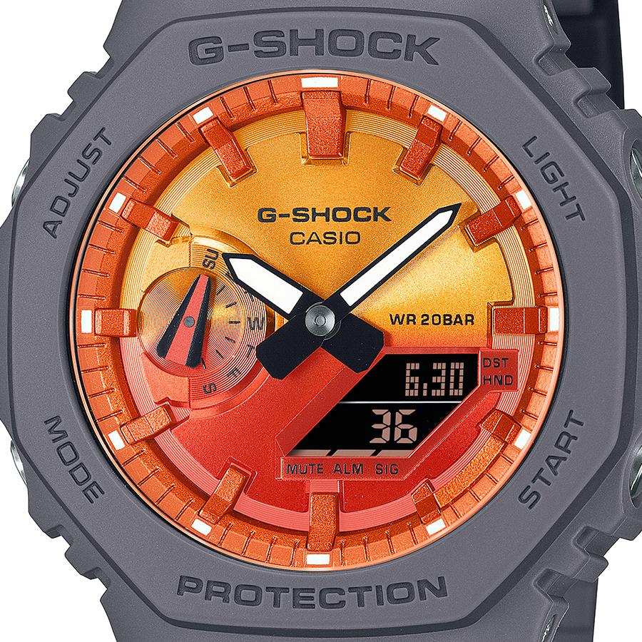 CASIO G-SHOCK GA-2100FL-1AJF JDM Carbon Core Guard Black Analog Digital Men's Watch