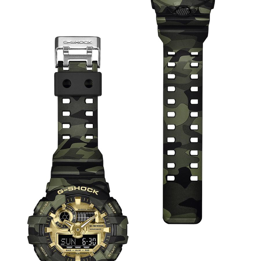 CASIO G-SHOCK GA-700CMG-3AJF JDM Bold Camo Camo and Gold Big Case Analog-Digital Negative Display Men's Watch