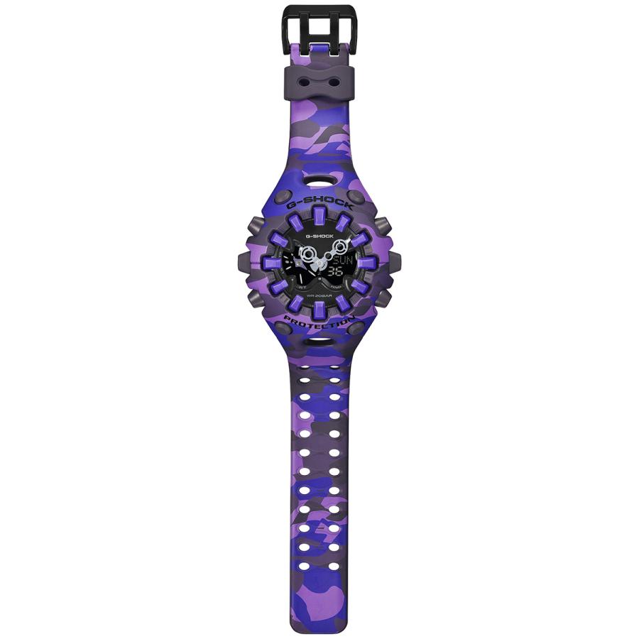 CASIO G-SHOCK GA-V01CMG-6AJF JDM Bold Camo Color Camouflage Purple Analog-Digital Negative Display Men's Watch