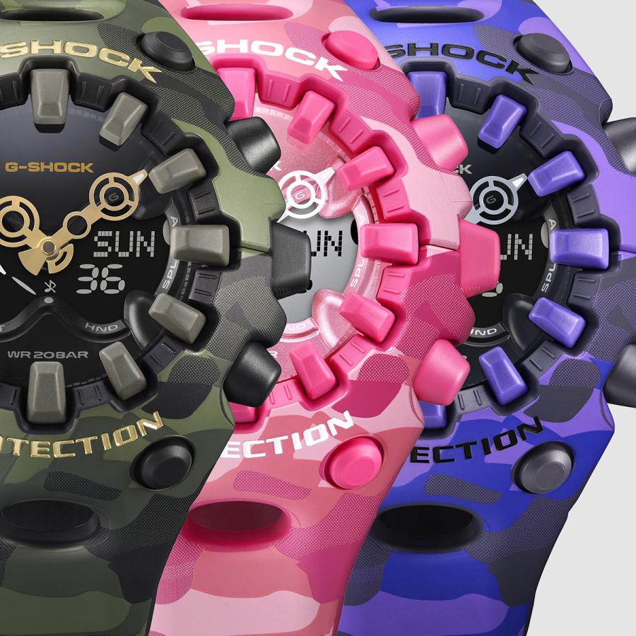 CASIO G-SHOCK GA-V01CMG-6AJF JDM Bold Camo Color Camouflage Purple Analog-Digital Negative Display Men's Watch