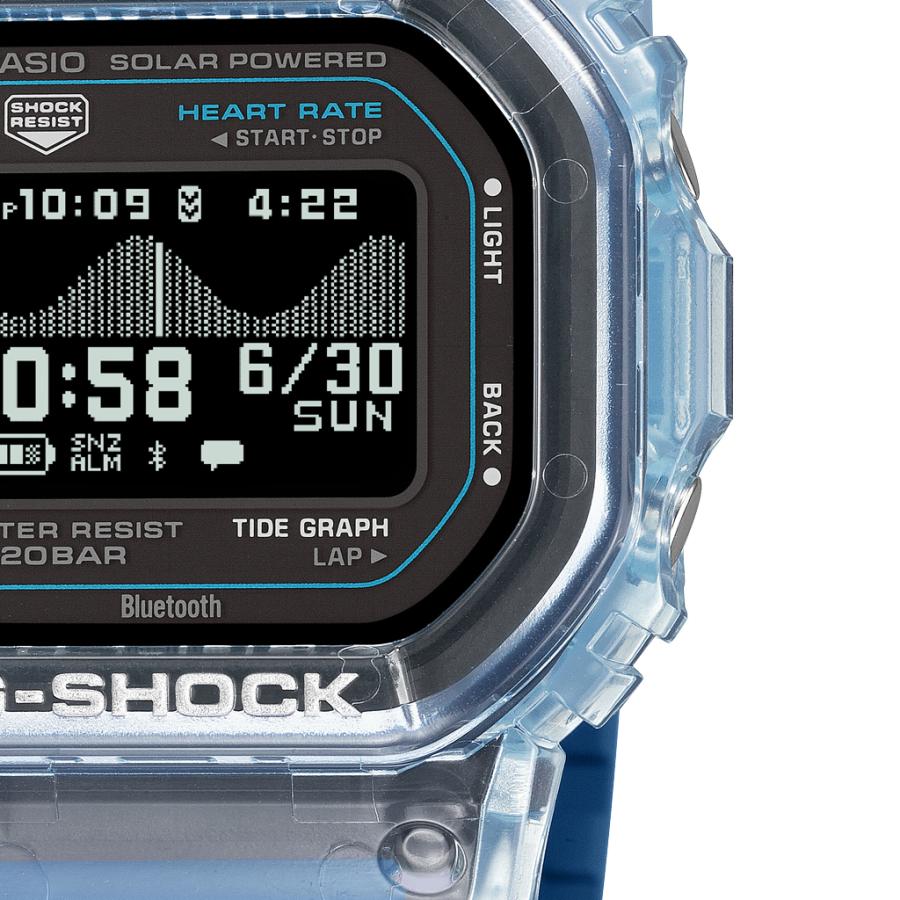 CASIO G-SHOCK G-LIDE GBX-H5600-2JR JDM Heart Rate MIP Bluetooth Surf Blue Men's Watch