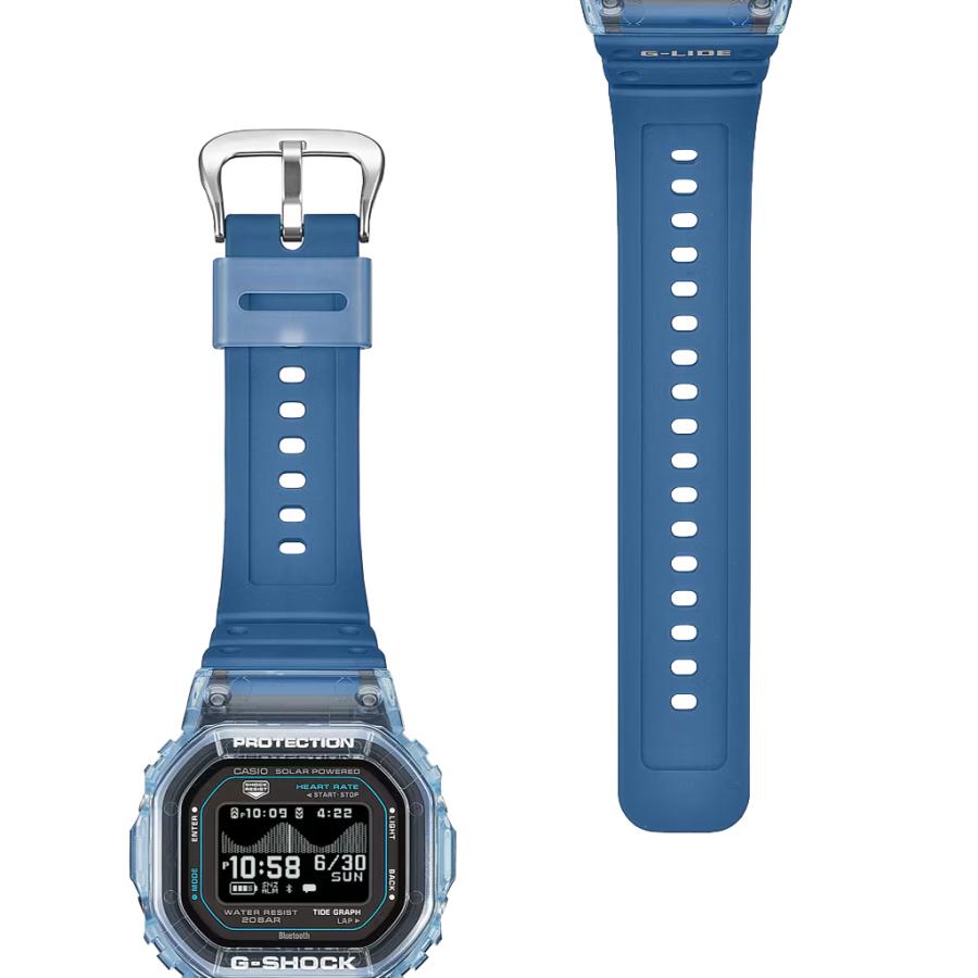 CASIO G-SHOCK G-LIDE GBX-H5600-2JR JDM Heart Rate MIP Bluetooth Surf Blue Men's Watch