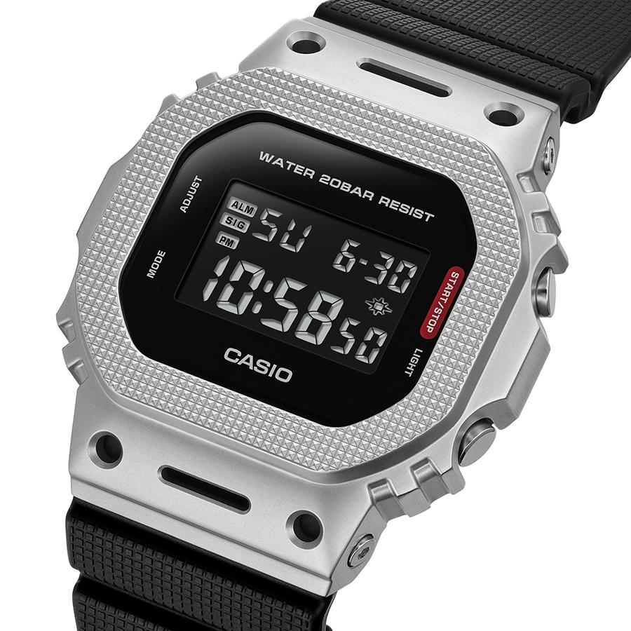 CASIO G-SHOCK GM-5600M-1JF Metal Cover Checkered Pattern 5600 Men's Watch