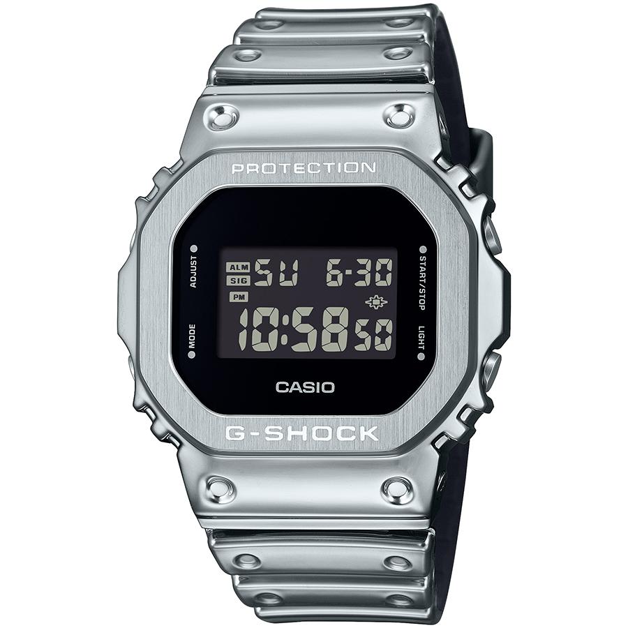 CASIO G-SHOCK GM-5600YM-8JF JDM Fine Metallic Silver Metal-Covered Digital Square Men's Watch
