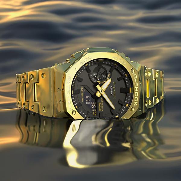 CASIO G-SHOCK GM-B2100GD-9AJF Full Metal Gold Bluetooth Solar Men's Watch