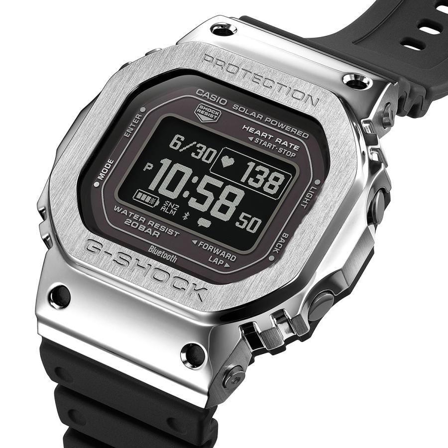 CASIO G-SHOCK Metal Covered G-SQUAD GM-H5600-1JR Men's Watch with Inverted LCD Display, Release Date: March 6th / Pre-order