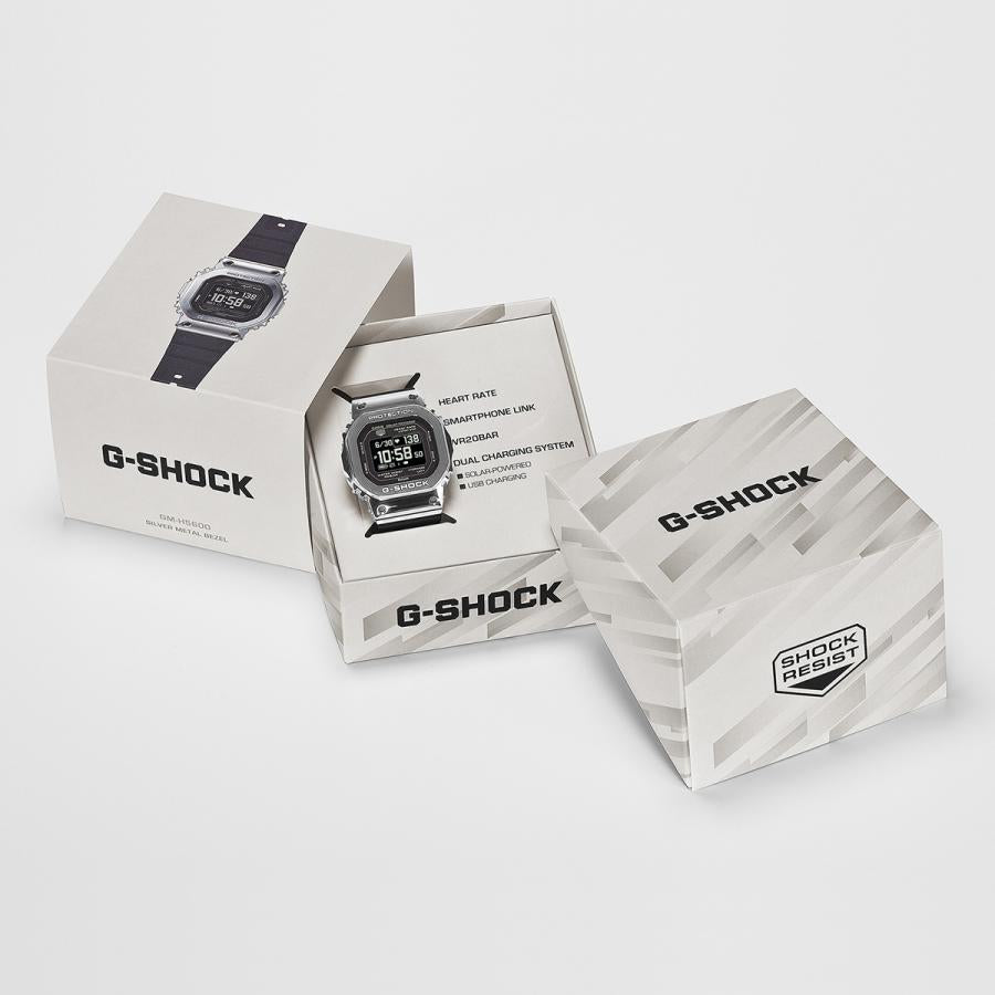 CASIO G-SHOCK Metal Covered G-SQUAD GM-H5600-1JR Men's Watch with Inverted LCD Display, Release Date: March 6th / Pre-order