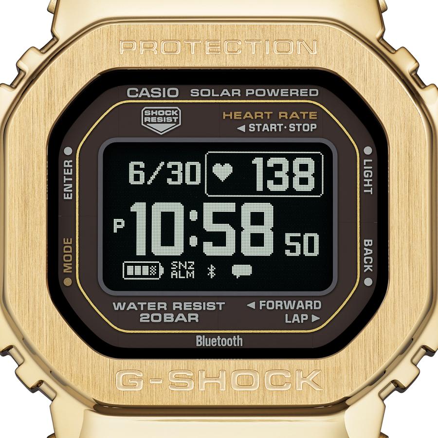 CASIO G-SHOCK Metal Covered G-SQUAD GM-H5600-9JR Men's Watch with Inverted LCD Display, Release Date: March 6th / Pre-order