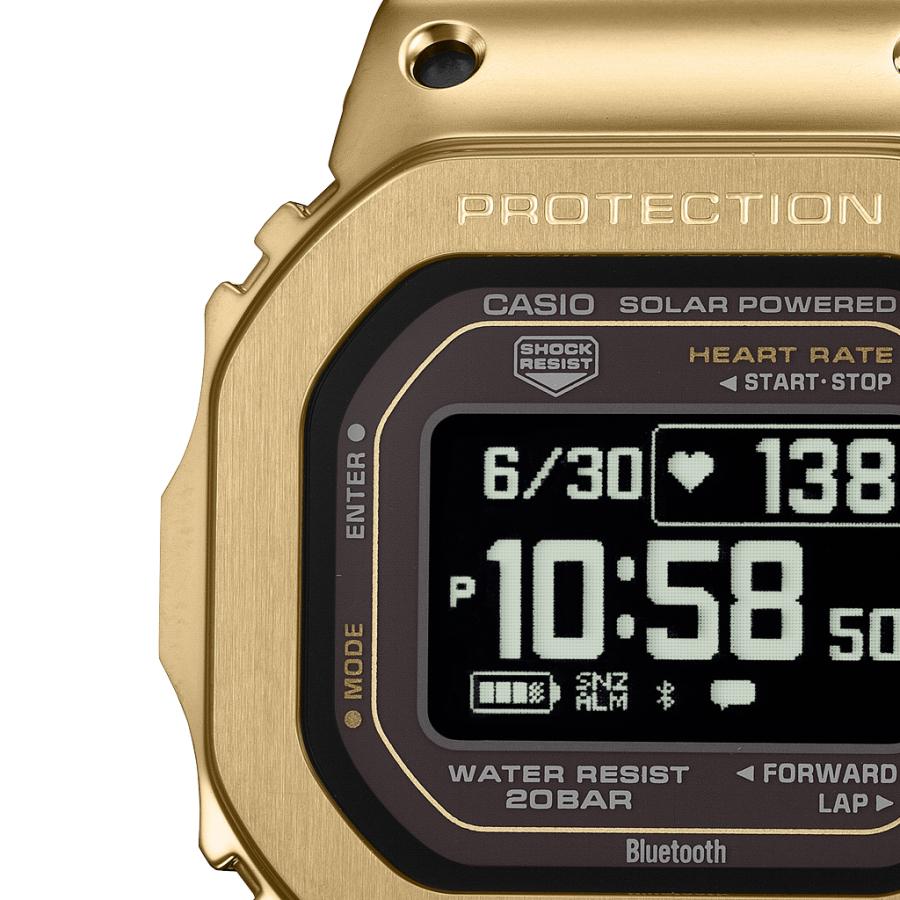 CASIO G-SHOCK Metal Covered G-SQUAD GM-H5600-9JR Men's Watch with Inverted LCD Display, Release Date: March 6th / Pre-order